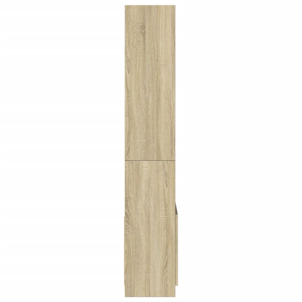 Highboard Sonoma Oak 63x33x180 cm Engineered Wood