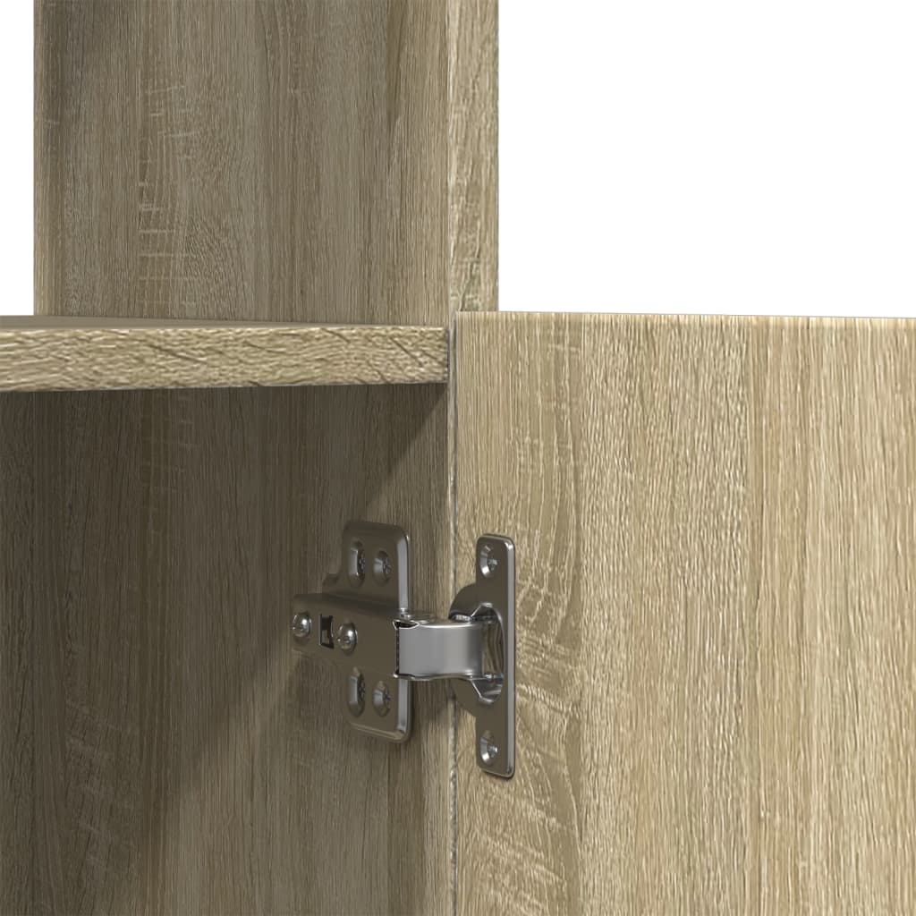 Highboard Sonoma Oak 63x33x180 cm Engineered Wood