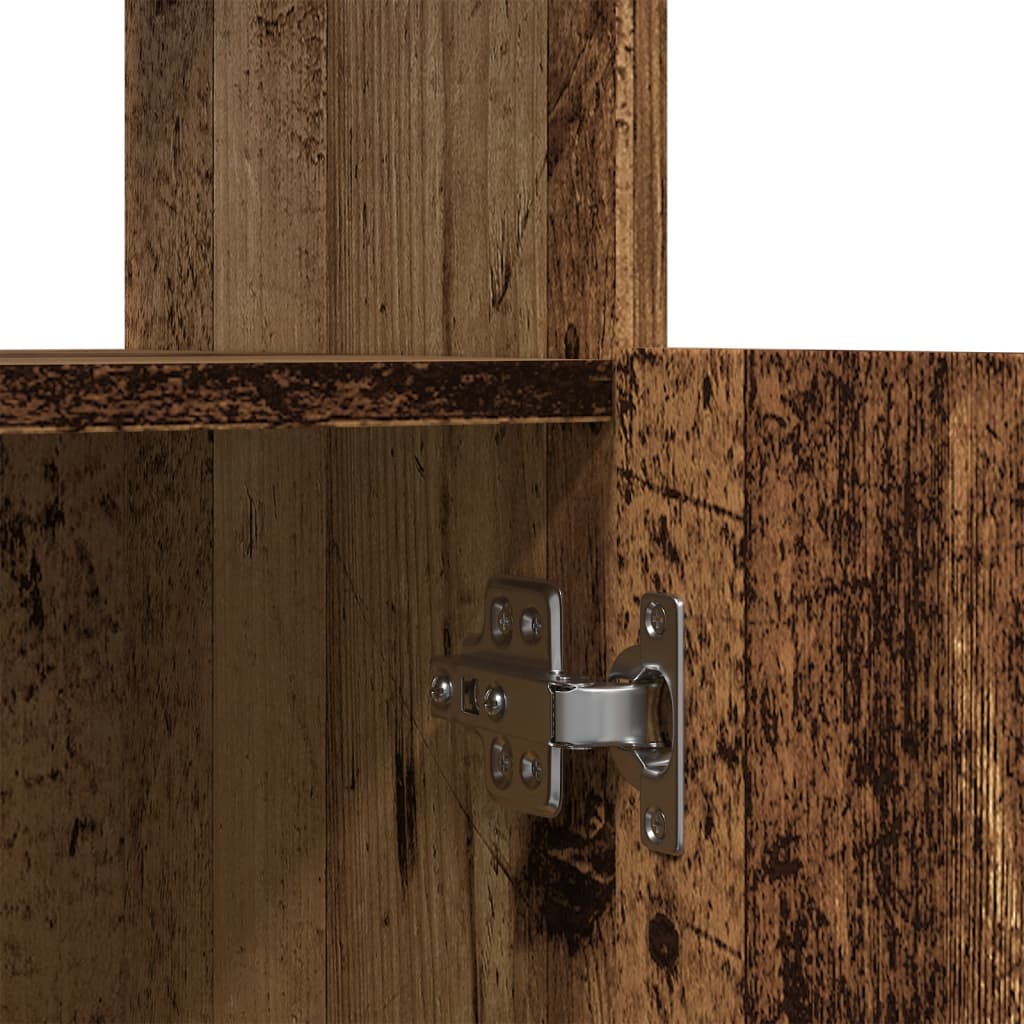 Highboard Old Wood 92x33x140 cm Engineered Wood