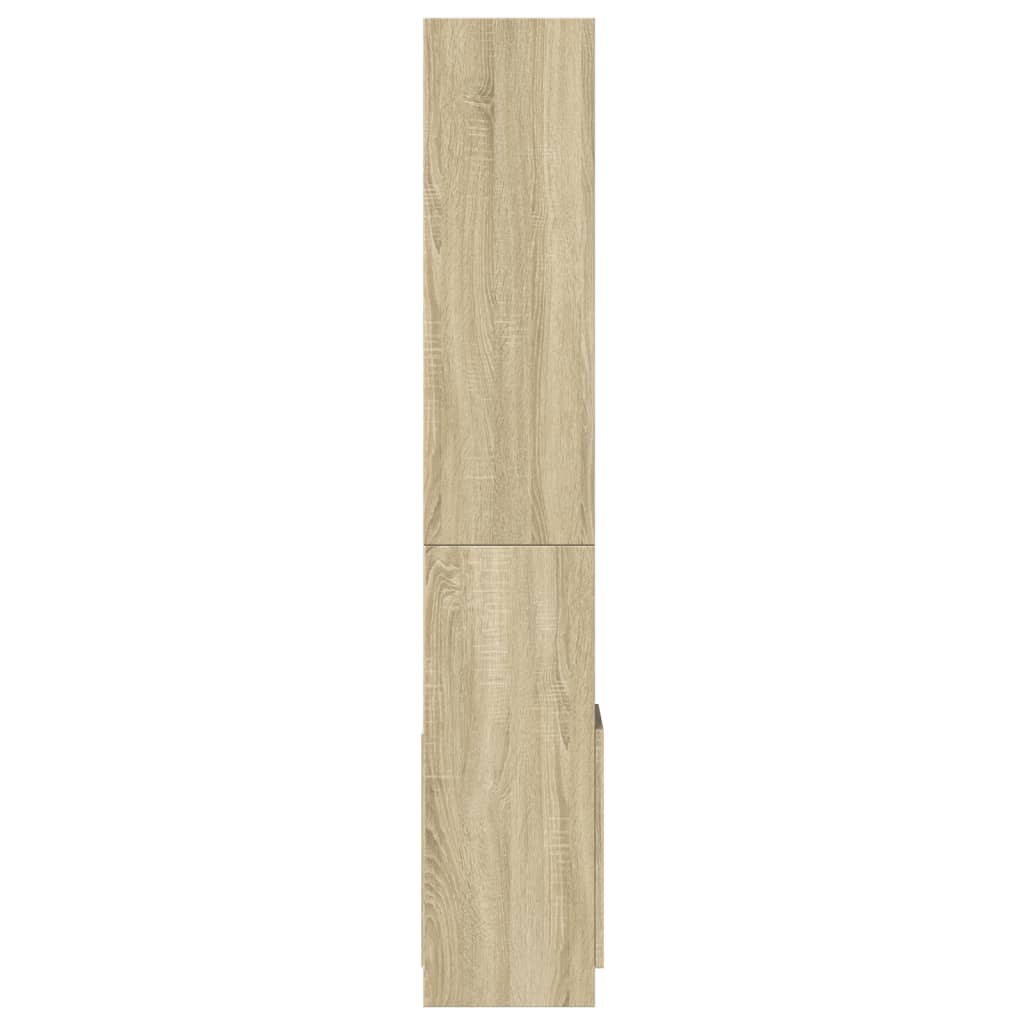 Highboard Sonoma Oak 92x33x180 cm Engineered Wood