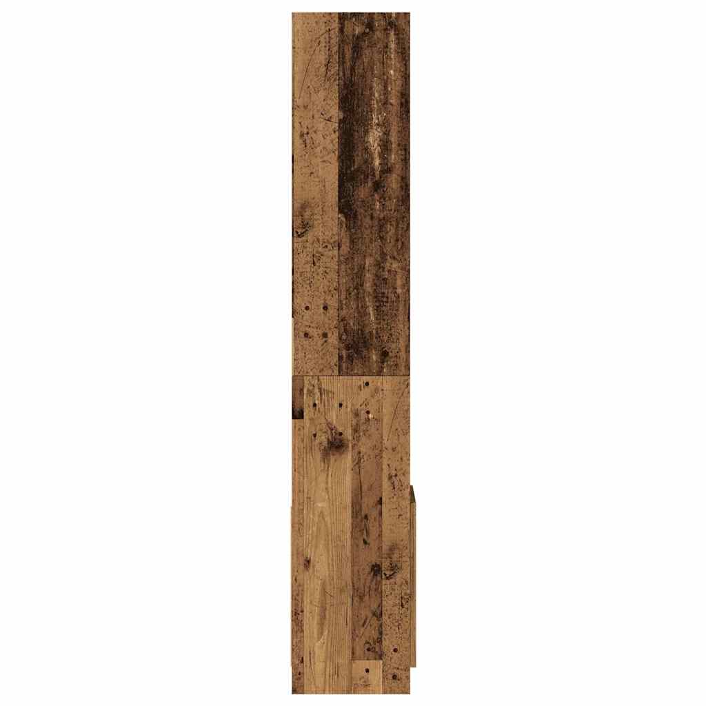 Highboard Old Wood 92x33x180 cm Engineered Wood