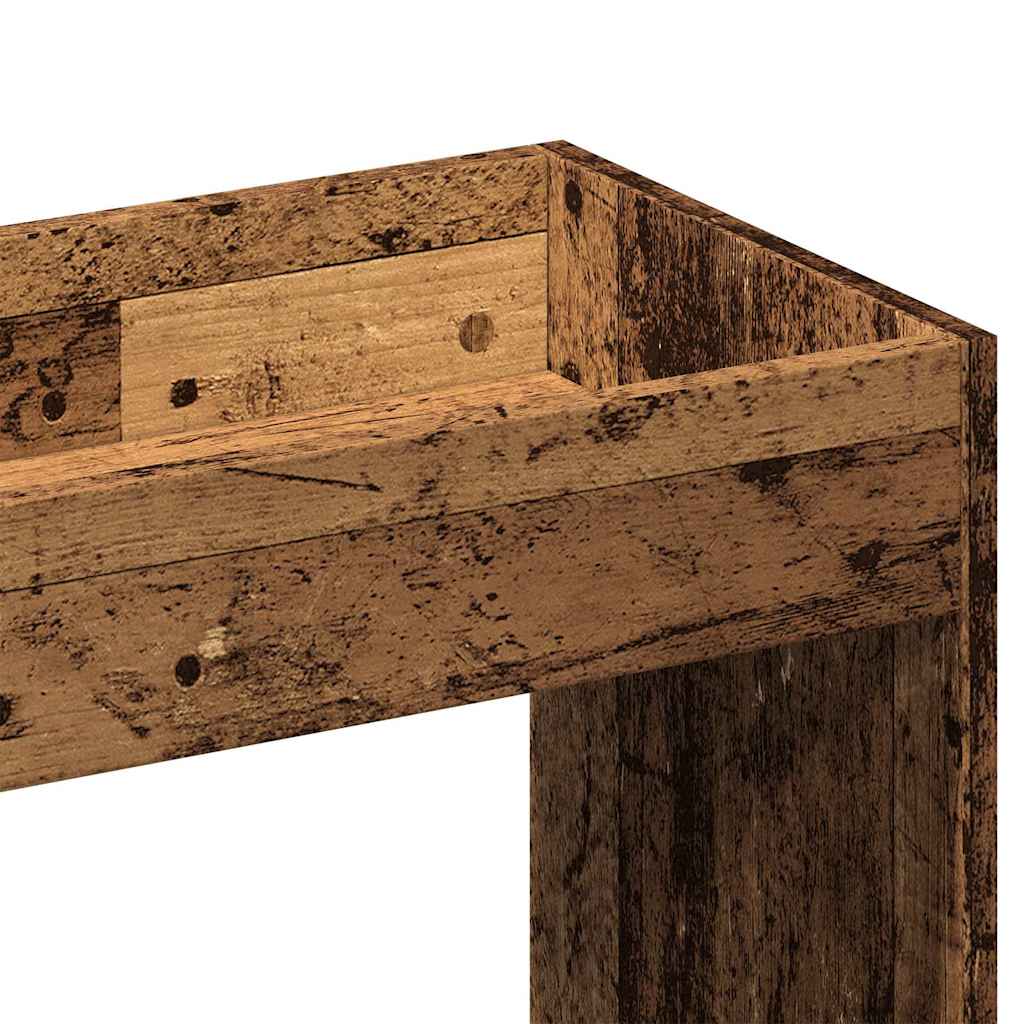 Highboard Old Wood 92x33x180 cm Engineered Wood