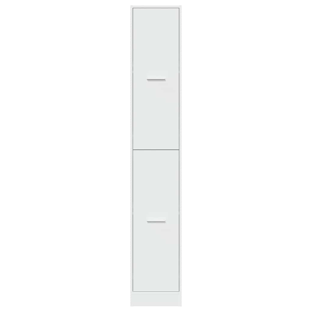 Apothecary Cabinet White 30x41x174.5 cm Engineered Wood
