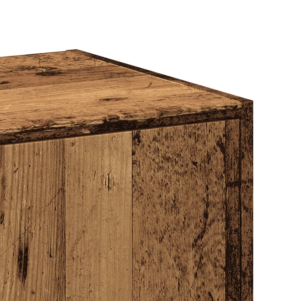 Apothecary Cabinet Old Wood 30x41x174.5 cm Engineered Wood