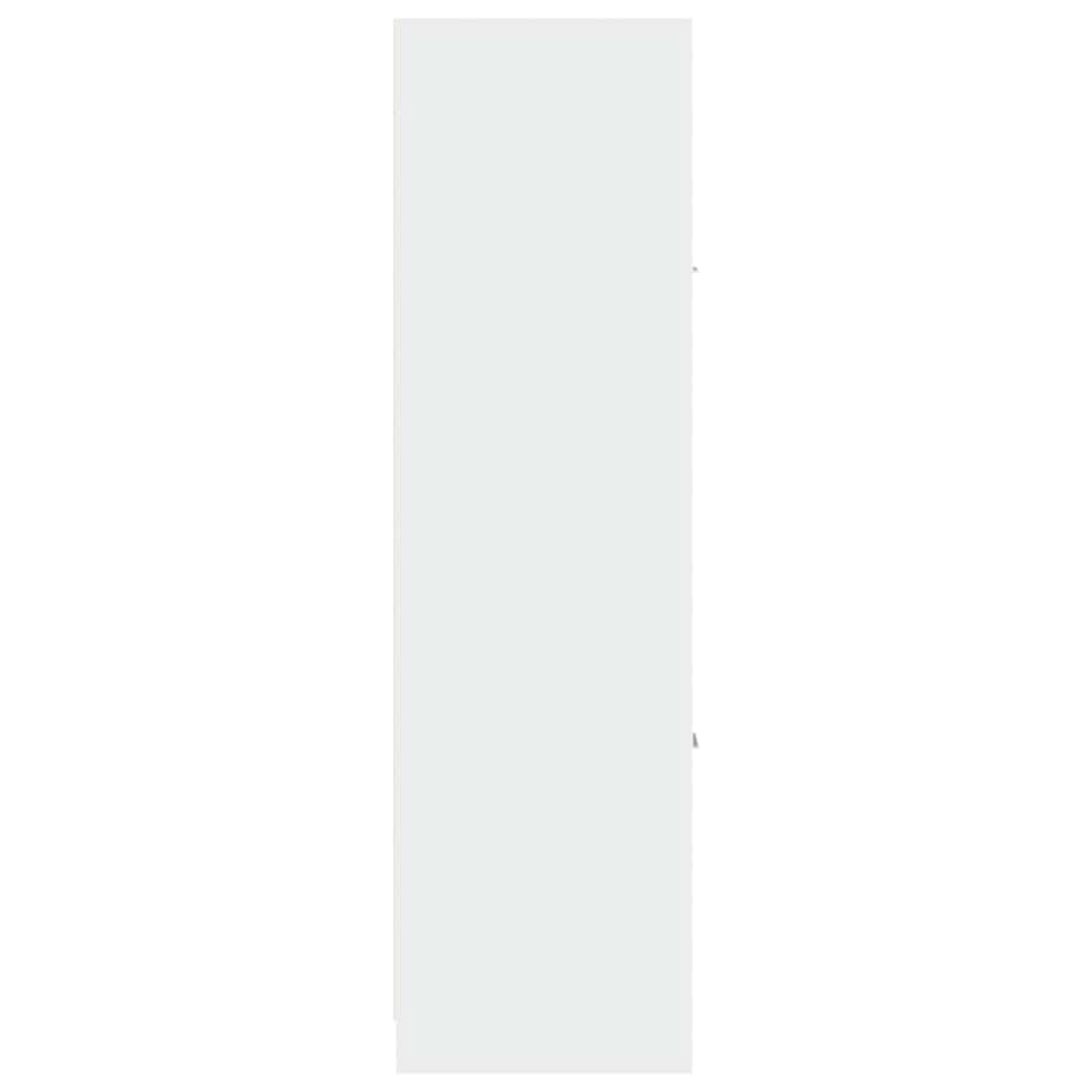 Apothecary Cabinet White 40x41x144.5 cm Engineered Wood