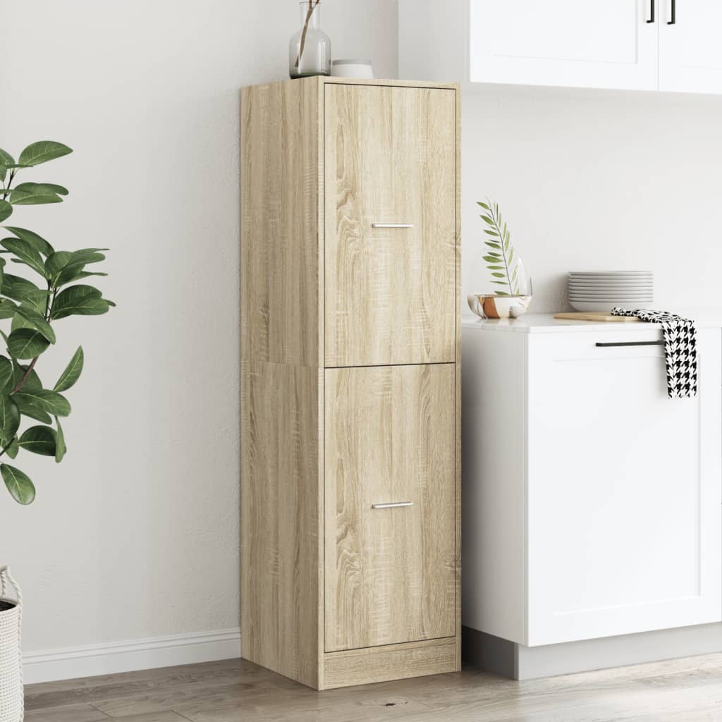 Apothecary Cabinet Sonoma Oak 40x41x144,5 cm Engineered Wood