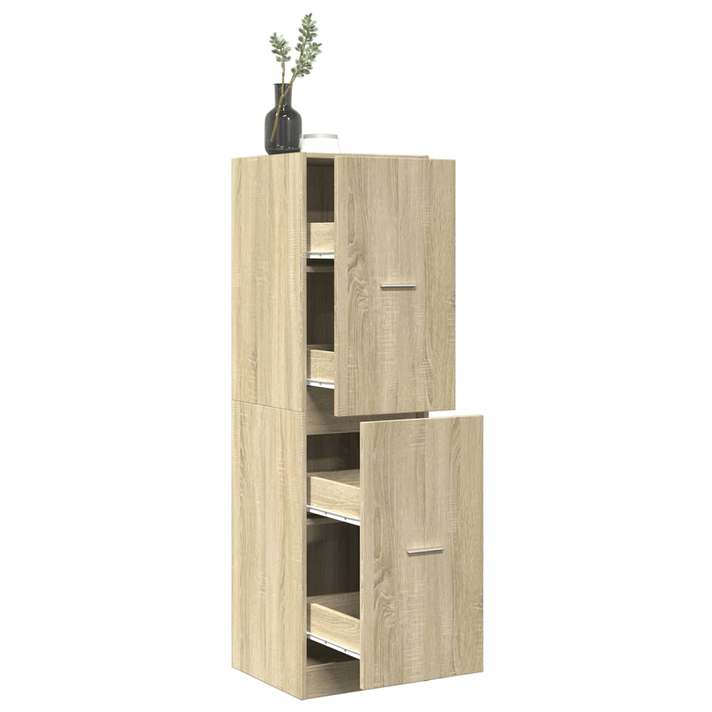 Apothecary Cabinet Sonoma Oak 40x41x144,5 cm Engineered Wood