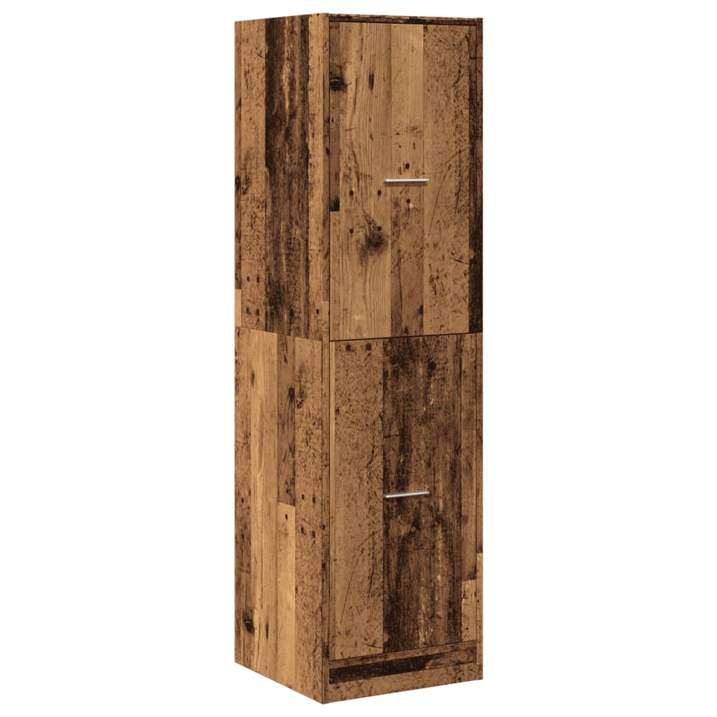 Apothecary Cabinet Old Wood 40x41x144,5 cm Engineered Wood