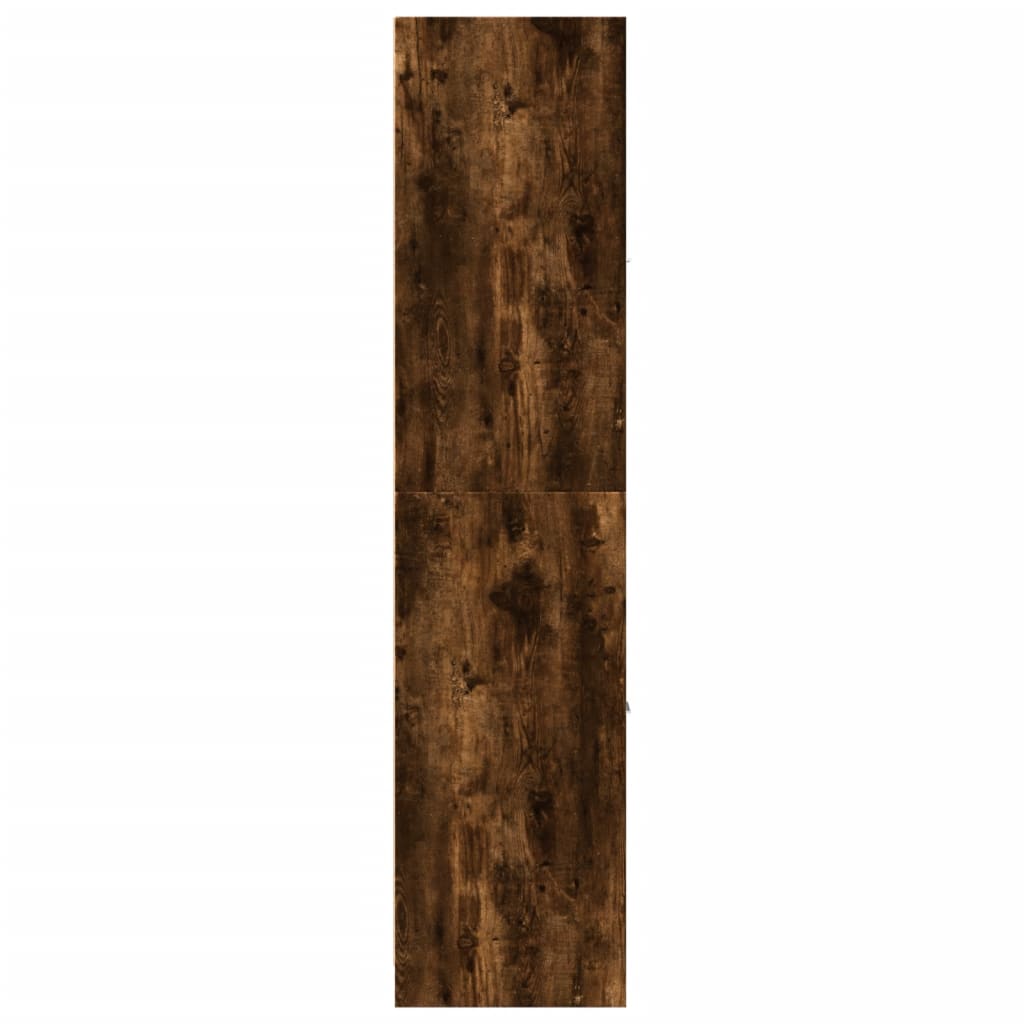 Apothecary Cabinet Smoked Oak 40x41x174,5 cm Engineered Wood