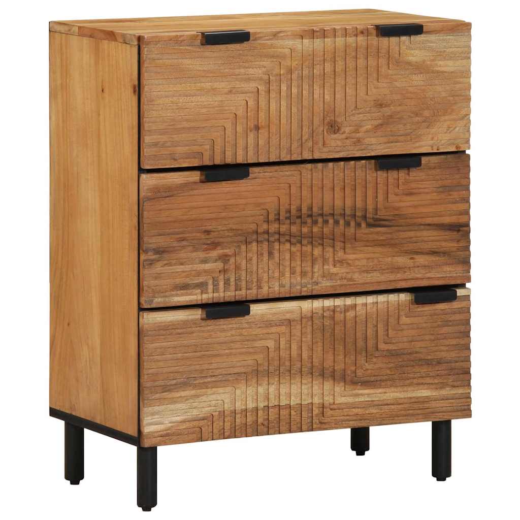 Sideboard Set 3 pcs 180 x 33 x 75 cm Solid Acacia Wood