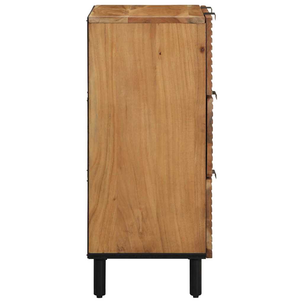 Sideboard Set 3 pcs 180 x 33 x 75 cm Solid Acacia Wood