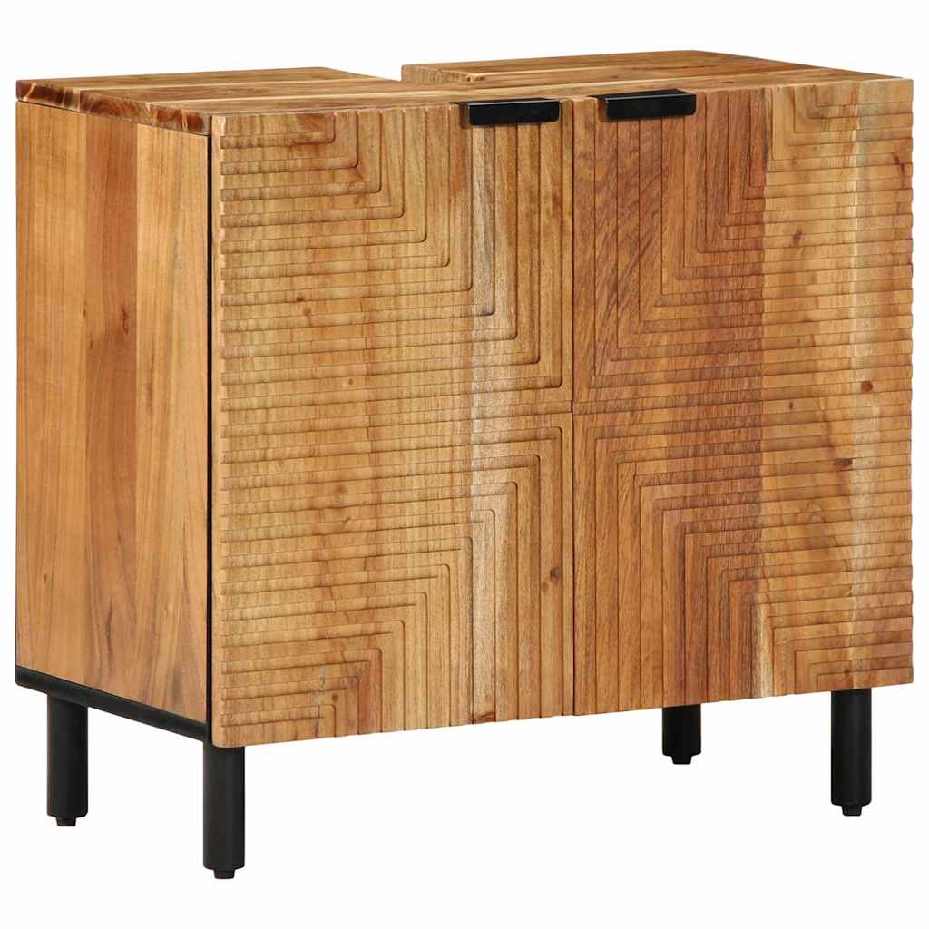 Bathroom Cabinet Set 5 pcs Natural 38 x 33 x 160 cm