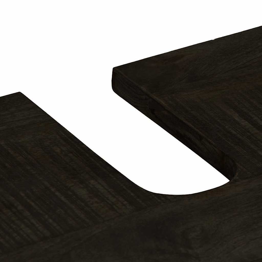 3 Piece Bathroom Furniture Set Solid Wood Mango