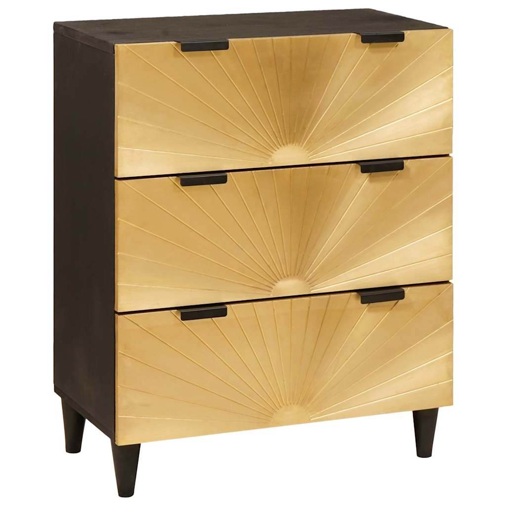 Sideboard Set 3 pcs 180 x 33 x 75 cm Solid Mango Wood