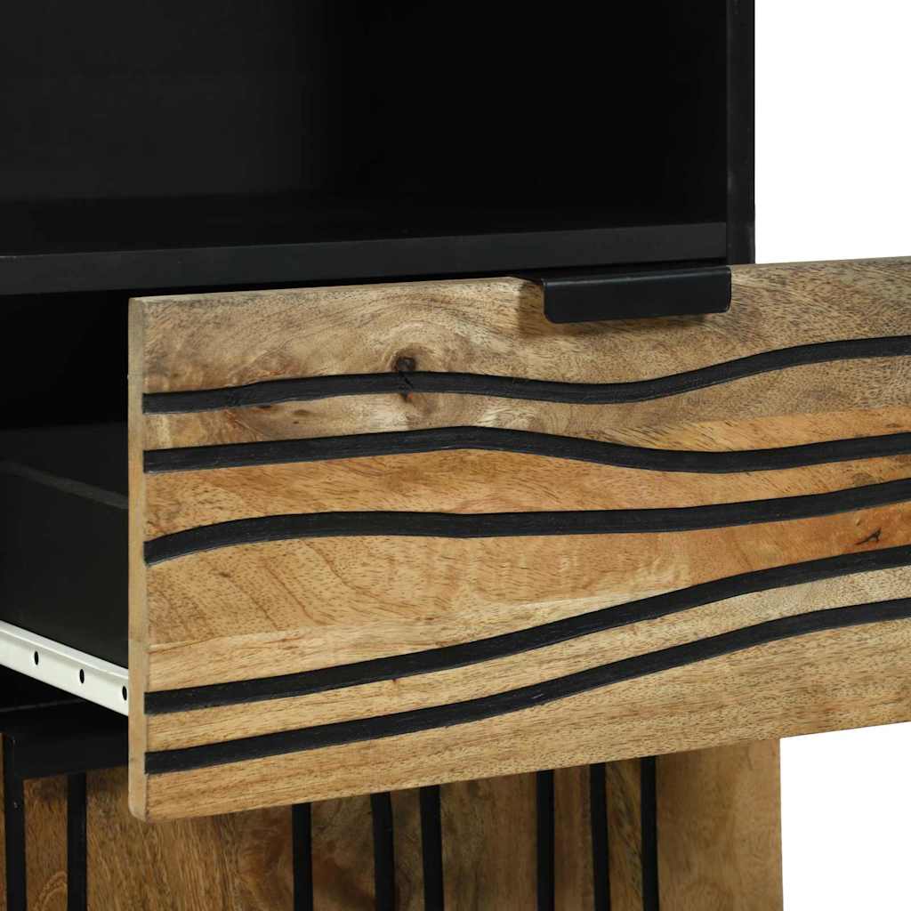 Bathroom Furniture Set with Drawer 4 pcs Brown Engineered Wood