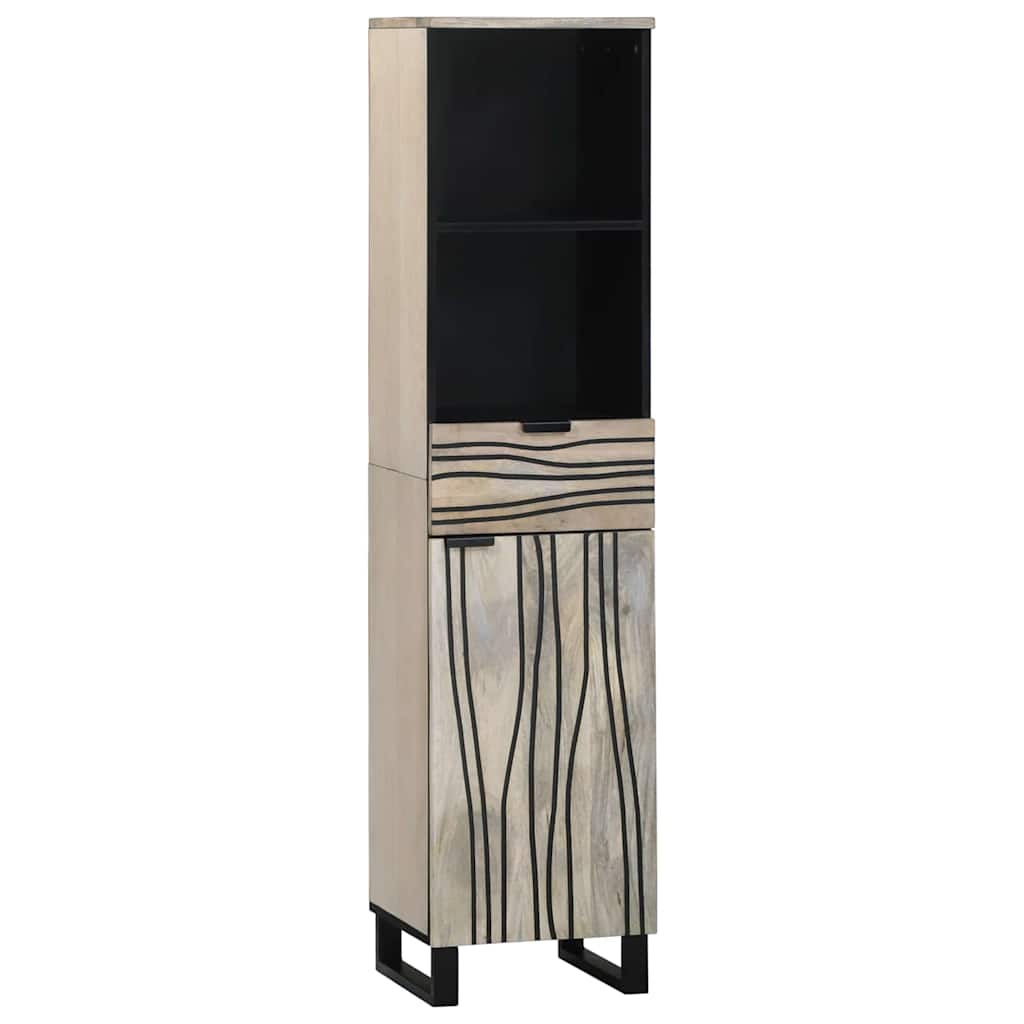 Bathroom Furniture Set 4 pcs Walnut Brown Engineered Wood