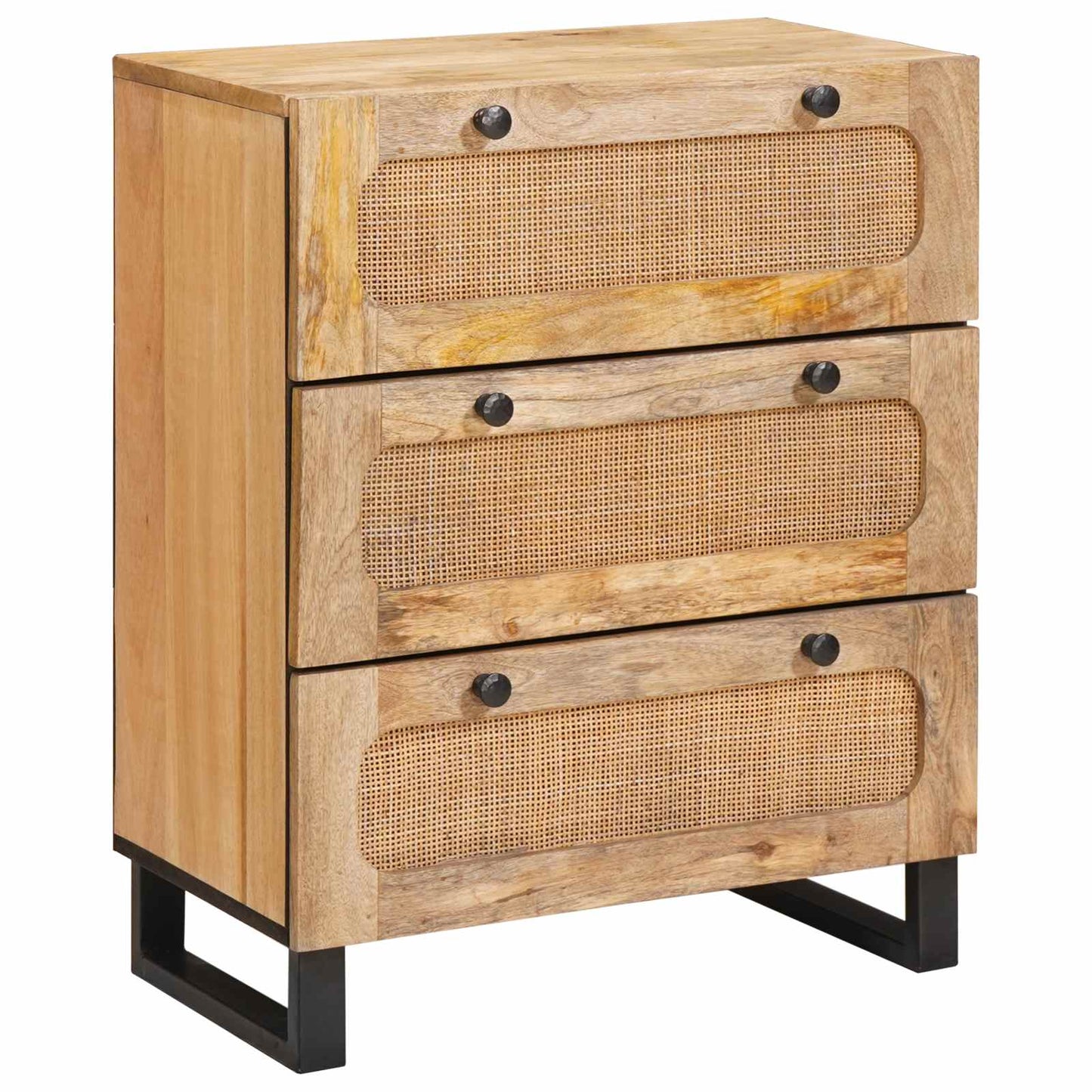 Sideboard 2 pcs Brown 60 x 33 x 75 cm Solid Mango Wood