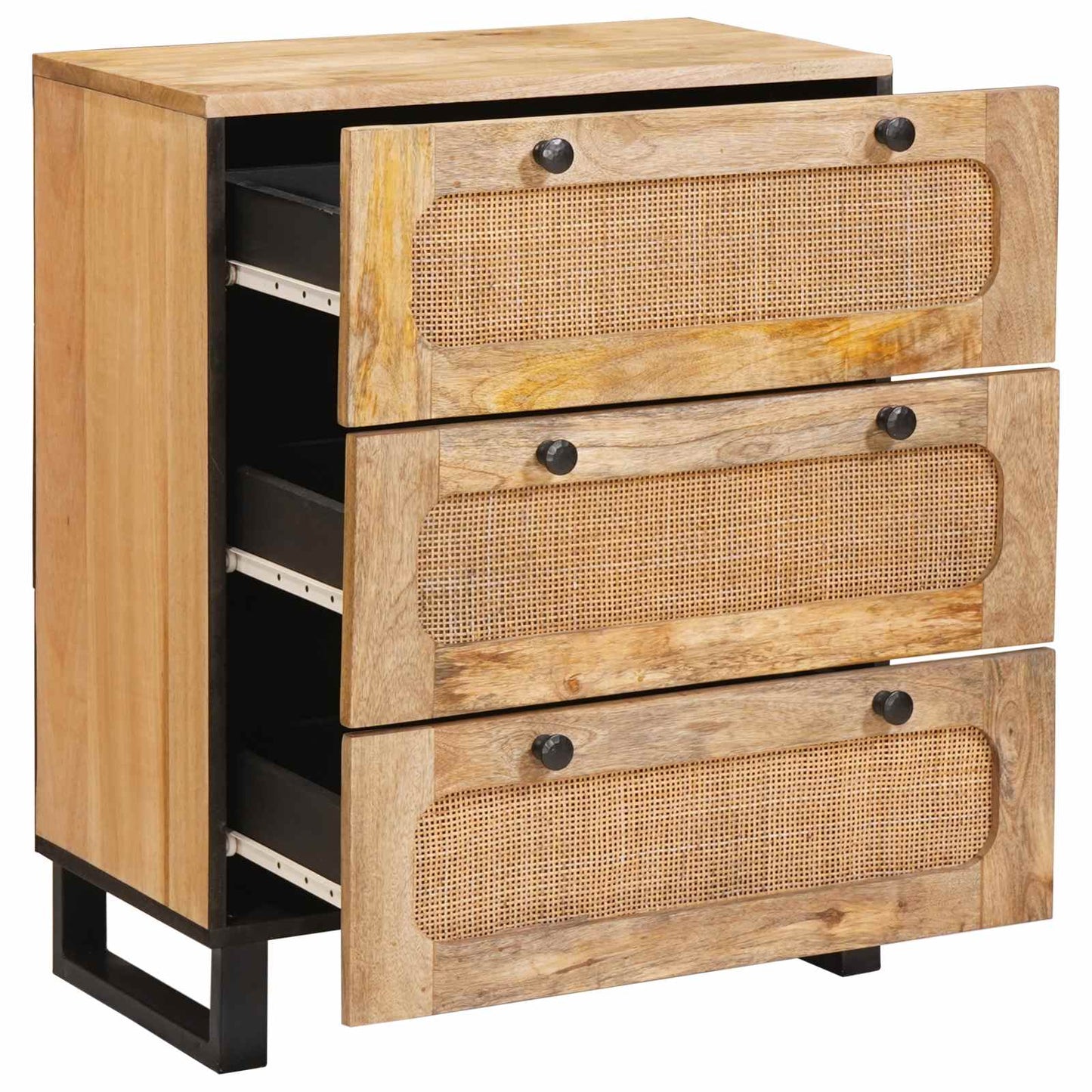 Sideboard 2 pcs Brown 60 x 33 x 75 cm Solid Mango Wood