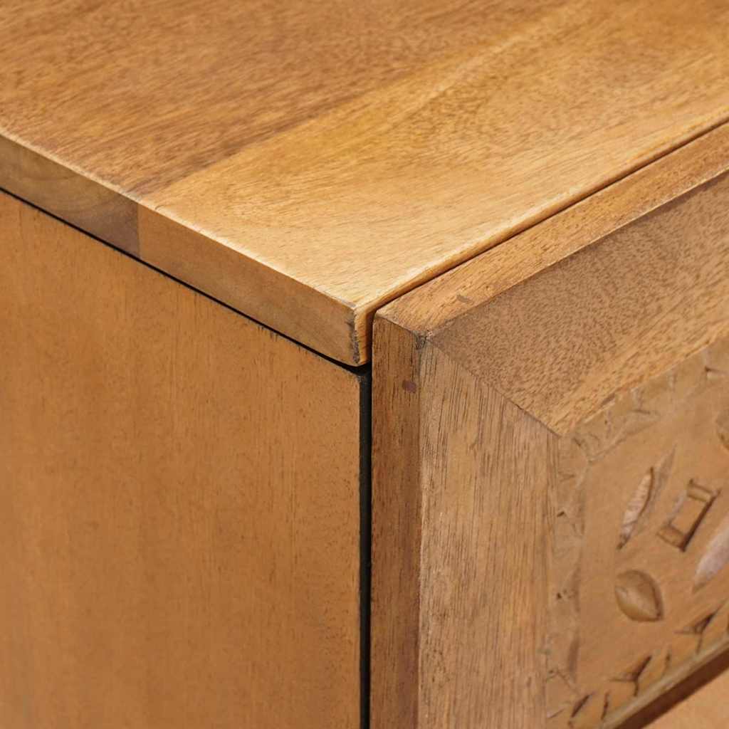 Sideboard 2 pcs 120 x 33.5 x 75 cm Solid mango wood Brown