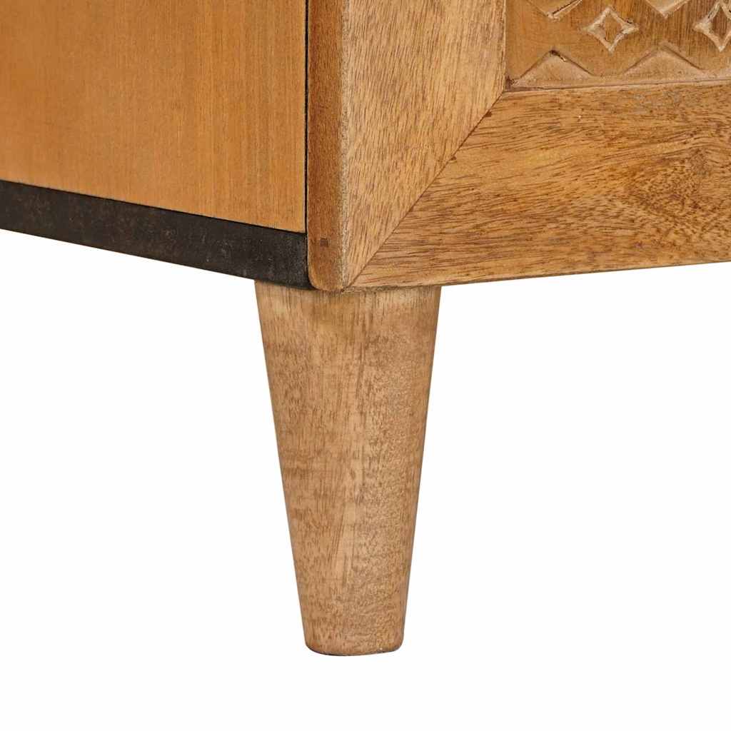 Sideboard 3 pcs 180 x 33.5 x 75 cm Solid mango wood Brown