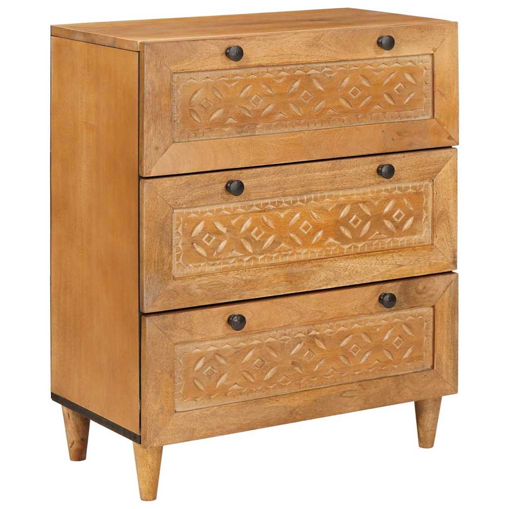 Sideboard 3 pcs 180 x 33.5 x 75 cm Solid mango wood Brown