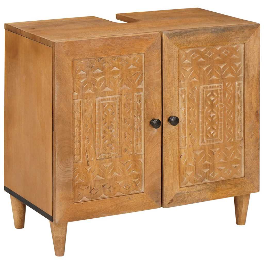 Bathroom Furniture Set with Drawer 5 pcs Brown Engineered Wood