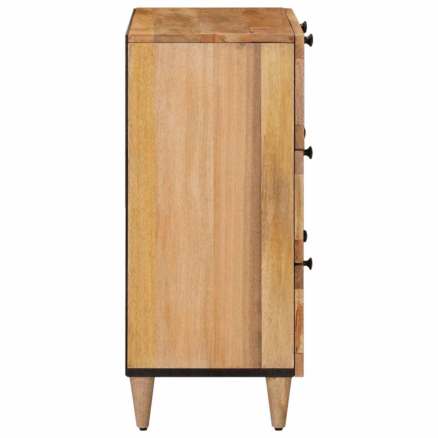 Sideboard 2 pcs Natural 60 x 33 x 75 cm Solid Mango Wood