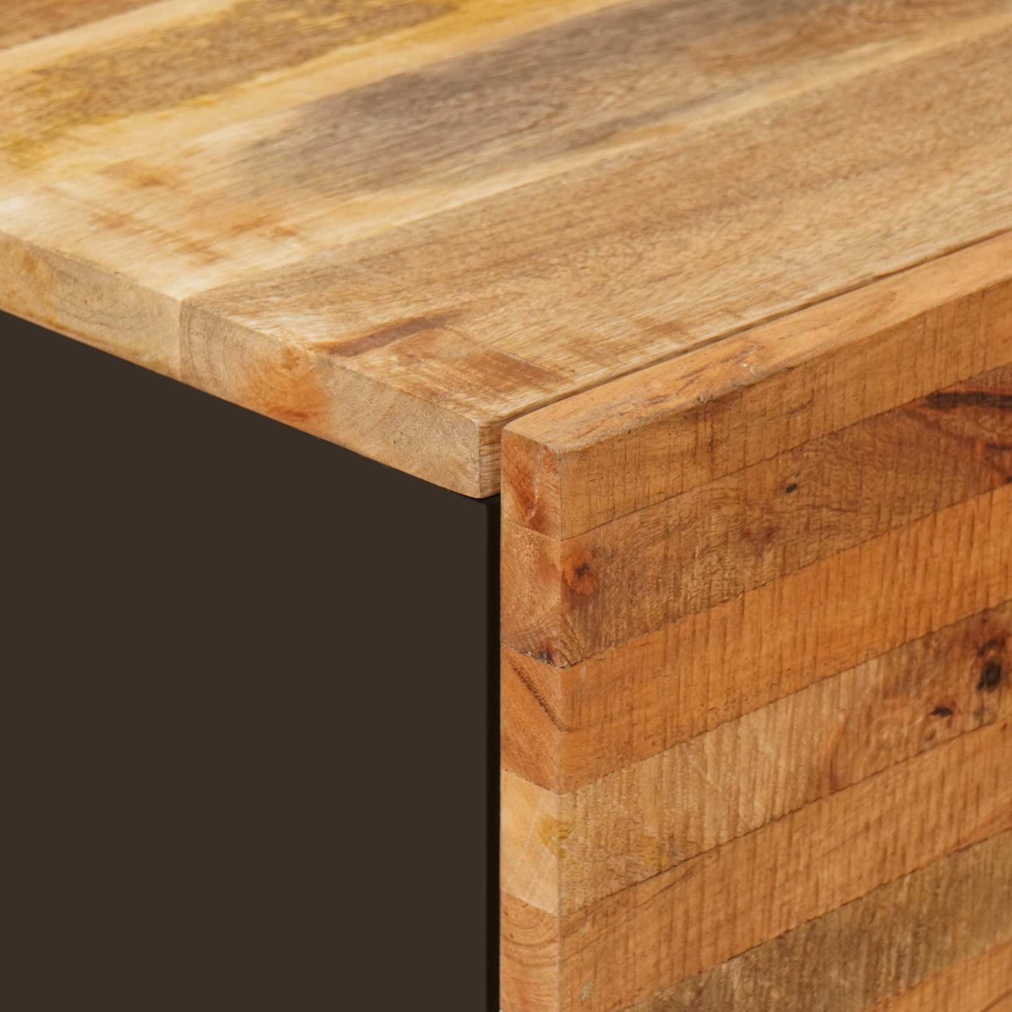 Sideboard 2 pcs Brown 60 x 33 x 75 cm Solid Mango Wood