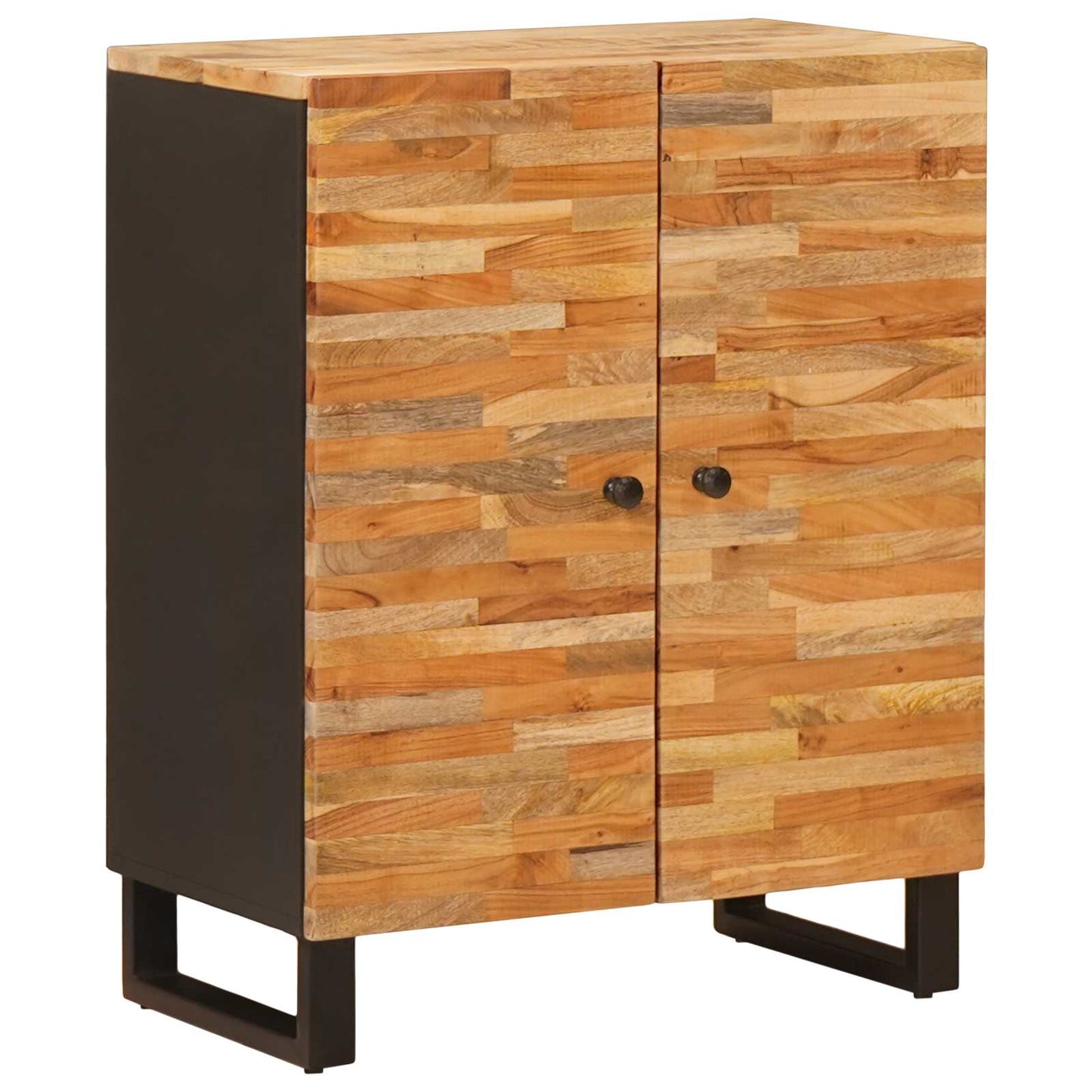 Sideboard 3 pcs Brown 60 x 33 x 75 cm Solid Mango Wood