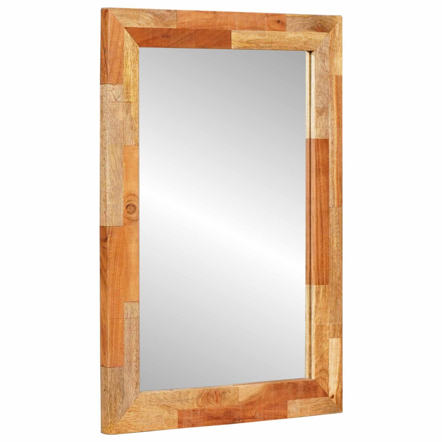 Bathroom Sets with Drawer 5 pcs Natural Solid Mango Wood