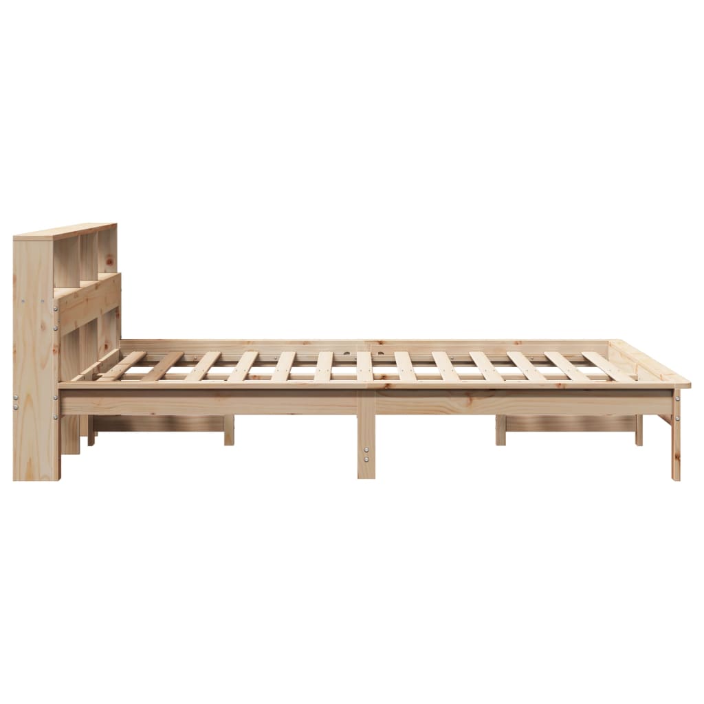 Bed Frame without Mattress 160x200 cm Solid Wood Pine