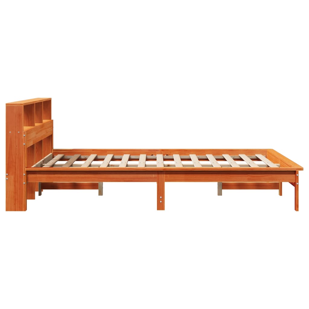 Bed Frame | Wax Brown | Solid Pinewood | Double | Stylish and Durable