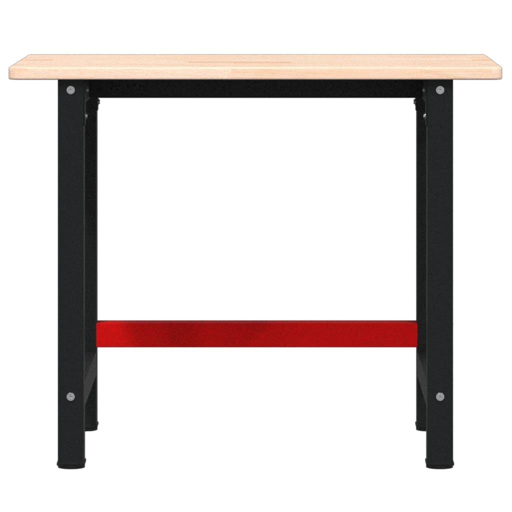 Workbench 100x60x81.5 cm Solid Wood Oak Rectangular