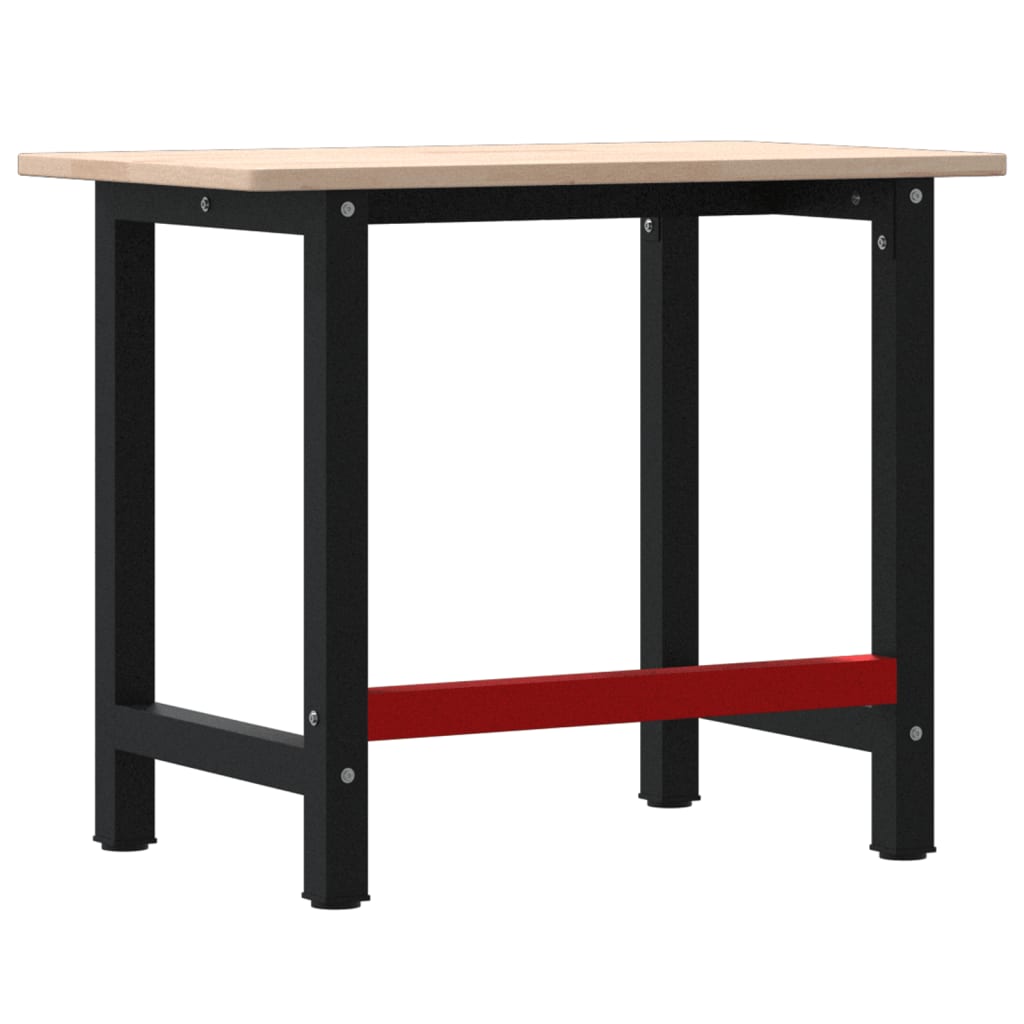 Workbench 100x60x81.5 cm Solid Wood Oak Rectangular