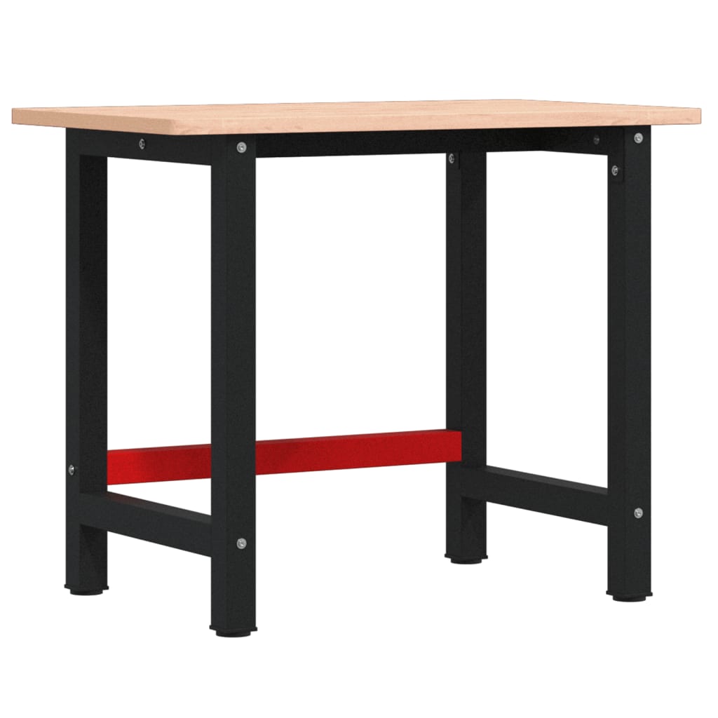 Workbench 100x60x81.5 cm Solid Wood Beech Rectangular