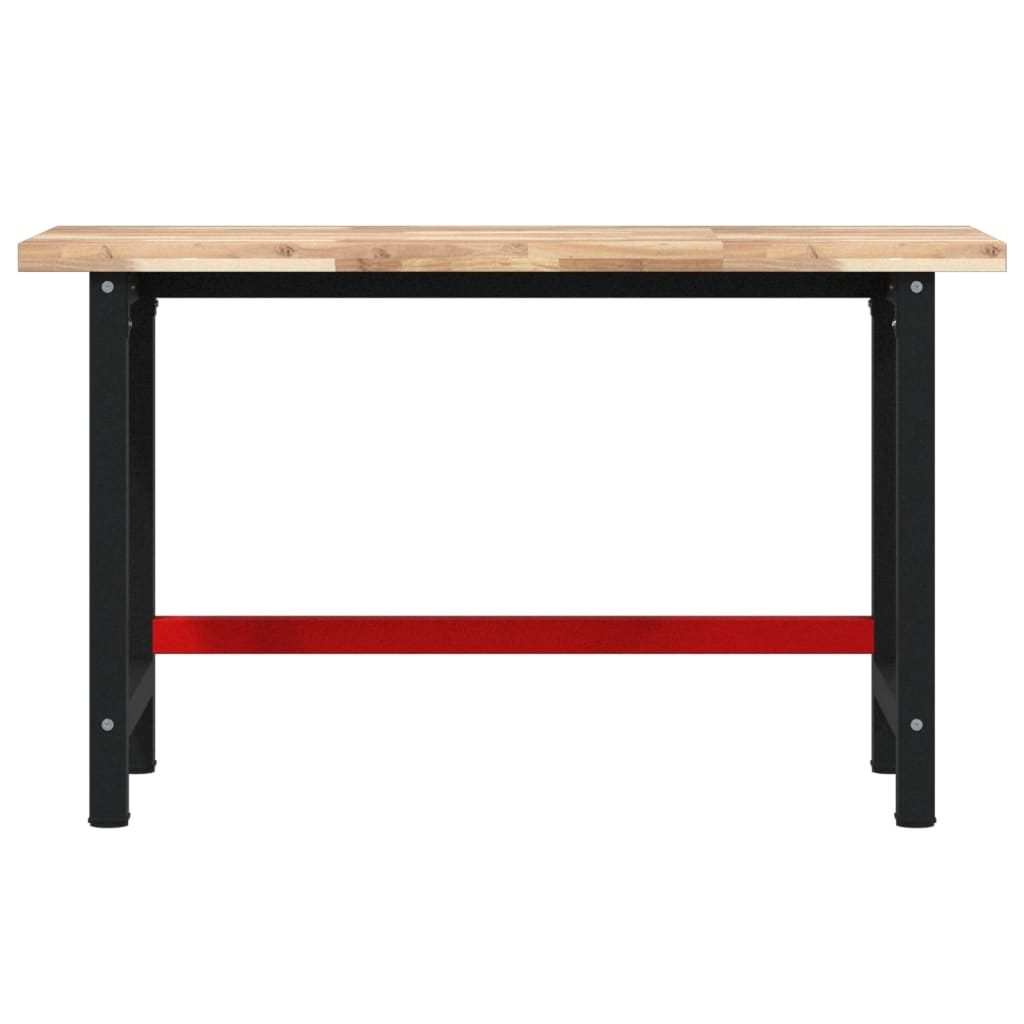 Workbench 140x60x83 cm Solid Wood Acacia Rectangular