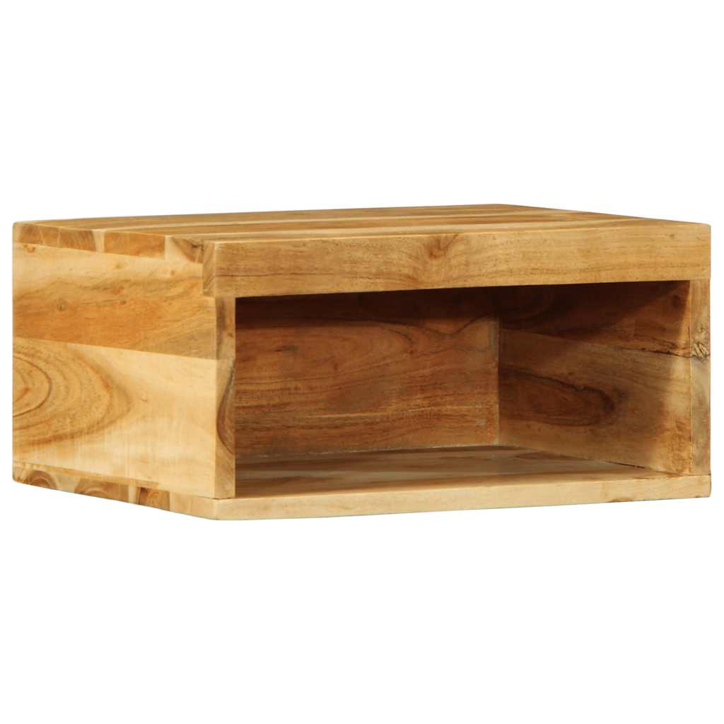 vidaXL Wall-mounted TV Cabinet 40x30x19 cm Solid Wood Acacia