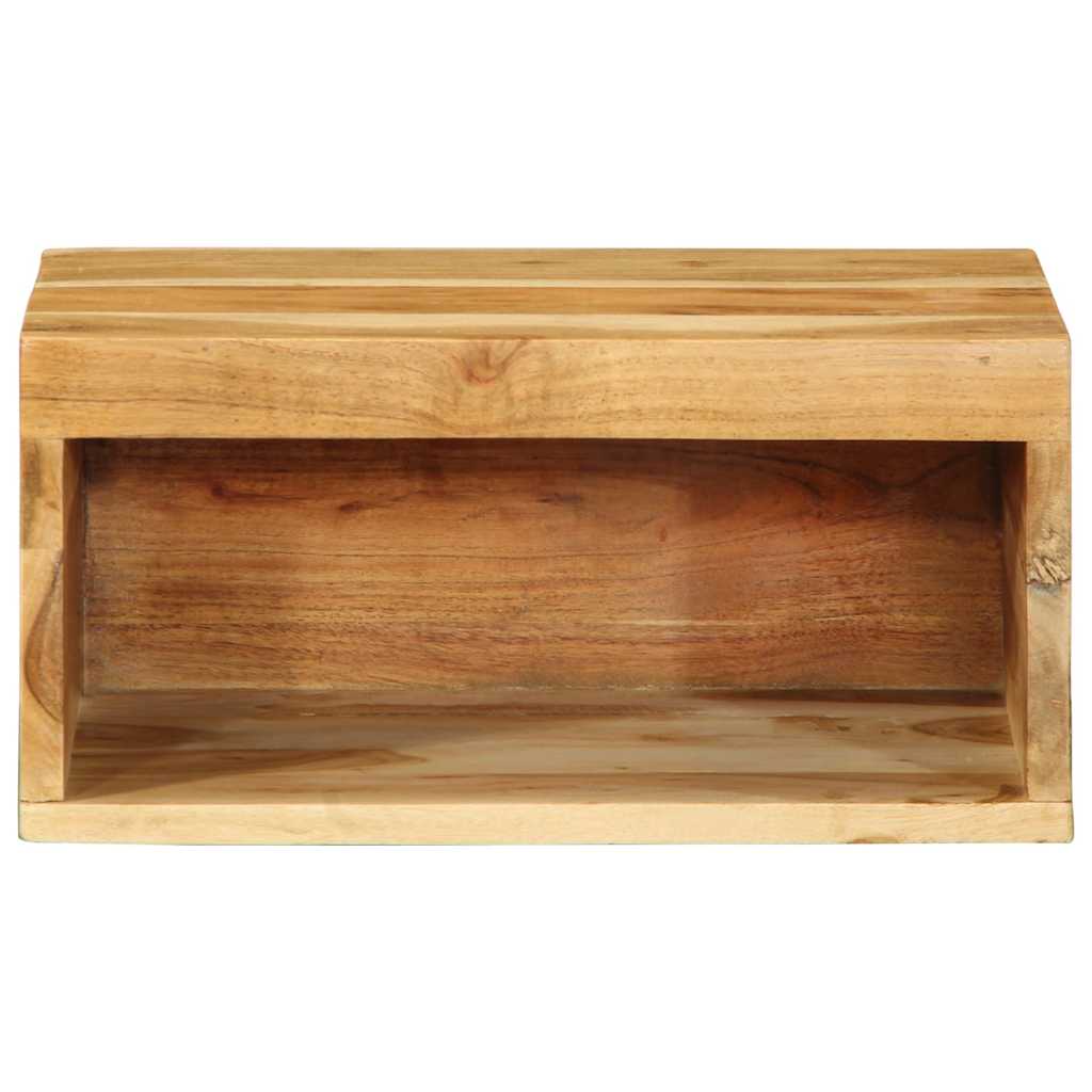 vidaXL Wall-mounted TV Cabinet 40x30x19 cm Solid Wood Acacia