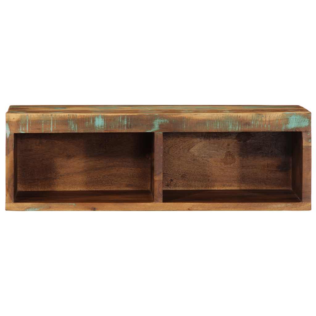 vidaXL Wall-mounted TV Cabinet 60x30x19 cm Solid Wood Reclaimed