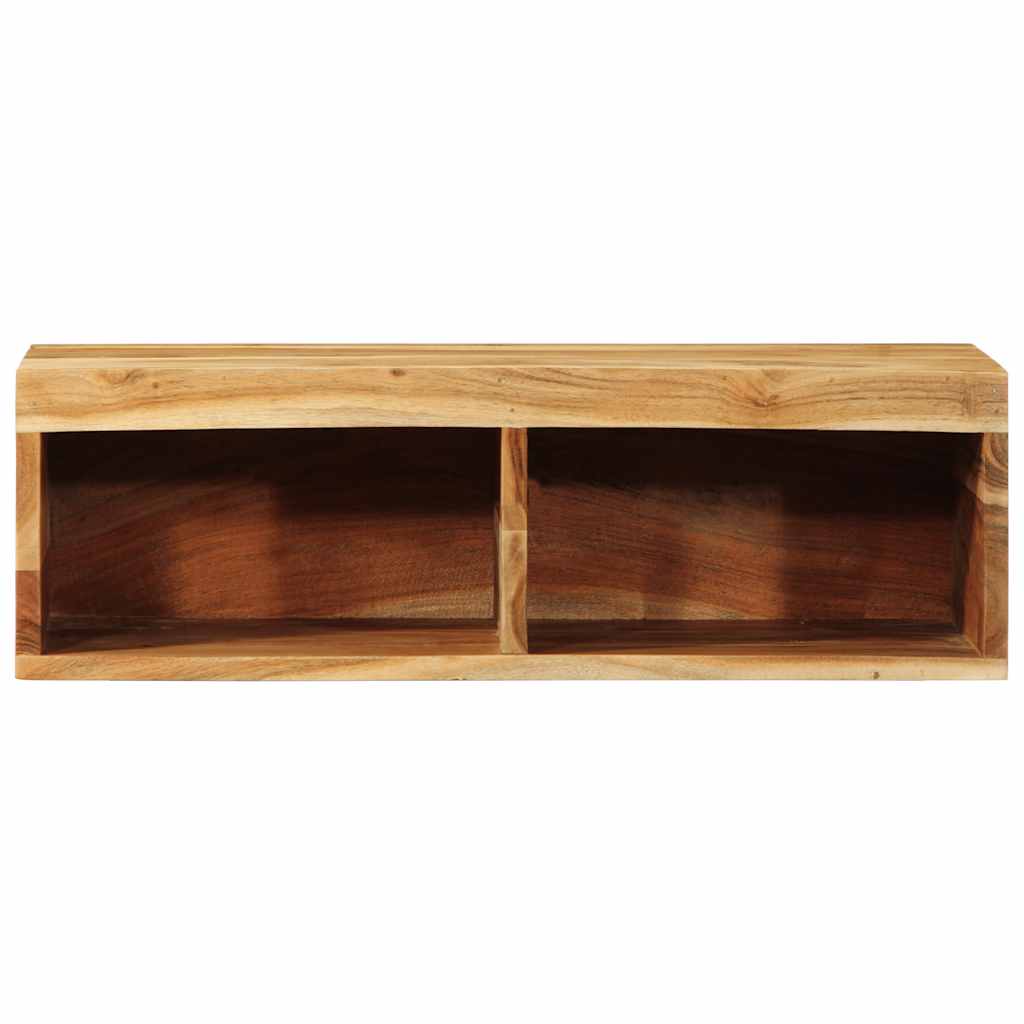 vidaXL Wall-mounted TV Cabinet 60x30x19 cm Solid Wood Acacia