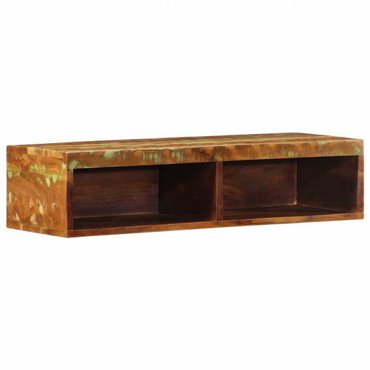 vidaXL Wall-mounted TV Cabinet 80x30x19 cm Solid Wood Reclaimed