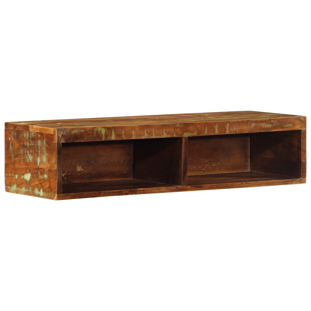 vidaXL Wall-mounted TV Cabinet 80x30x19 cm Solid Wood Reclaimed