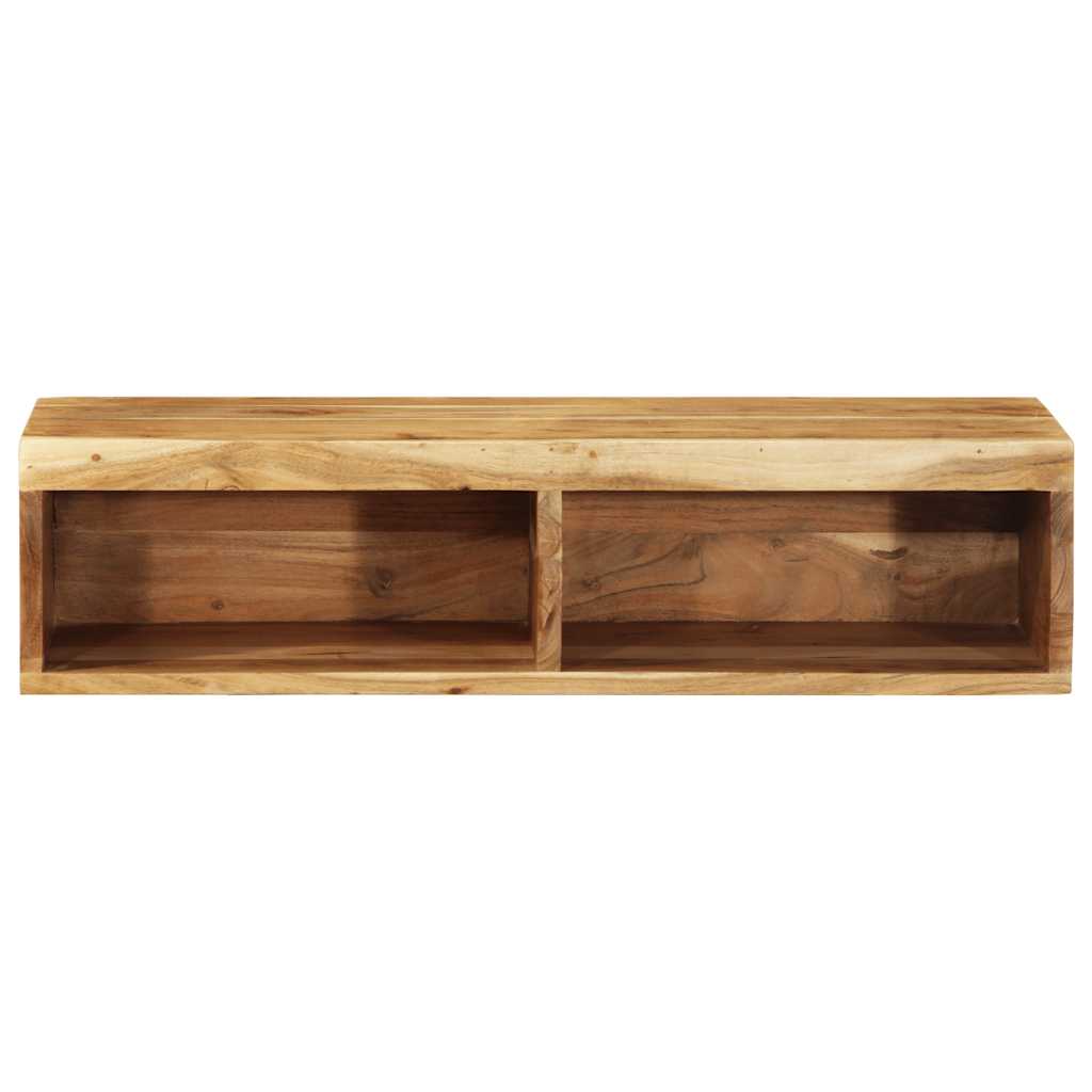 vidaXL Wall-mounted TV Cabinet 80x30x19 cm Solid Wood Acacia