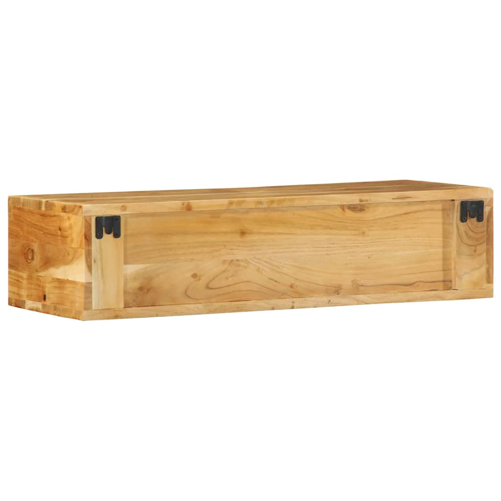 vidaXL Wall-mounted TV Cabinet 80x30x19 cm Solid Wood Acacia