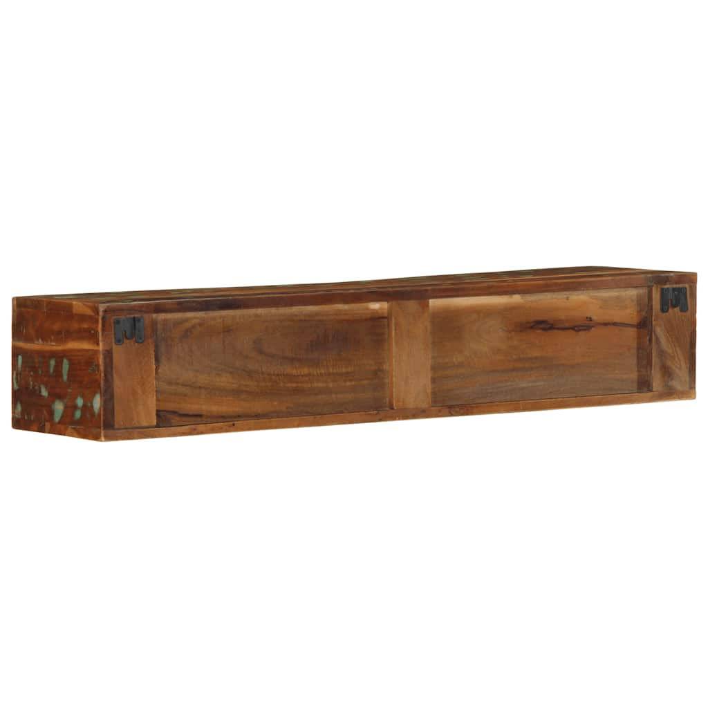 vidaXL Wall-mounted TV Cabinet 100x30x19 cm Solid Wood Reclaimed