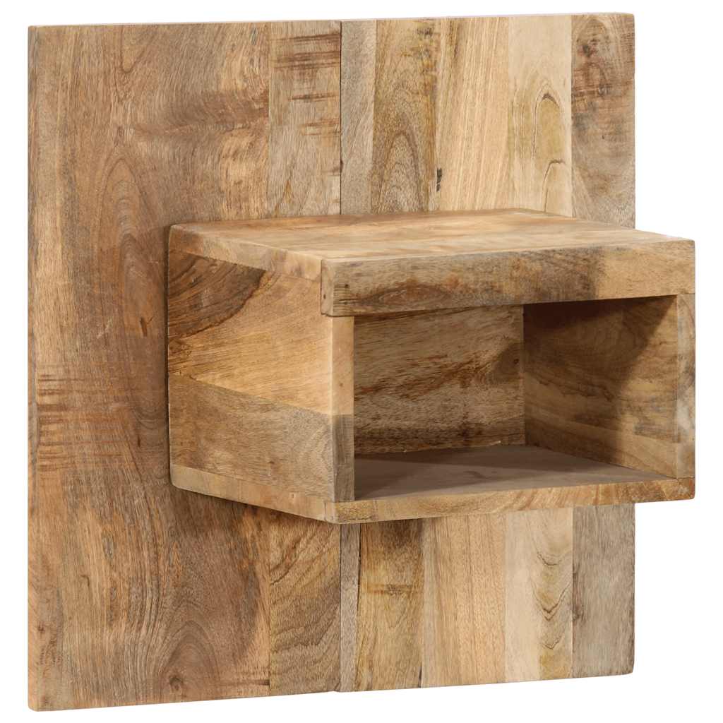 Bedside Cabinet 50x27x50 cm Solid Rough Wood Mango