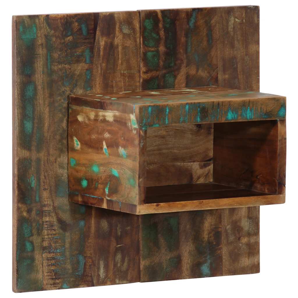 Bedside Cabinet Multicolour 50x27x50 cm Solid Wood Reclaimed