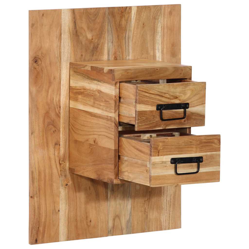 Bedside Cabinet 60x32x80 cm Solid Wood Acacia