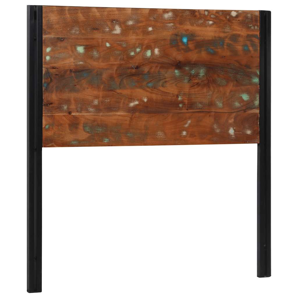 Headboard 100 cm Solid Wood Reclaimed and Iron