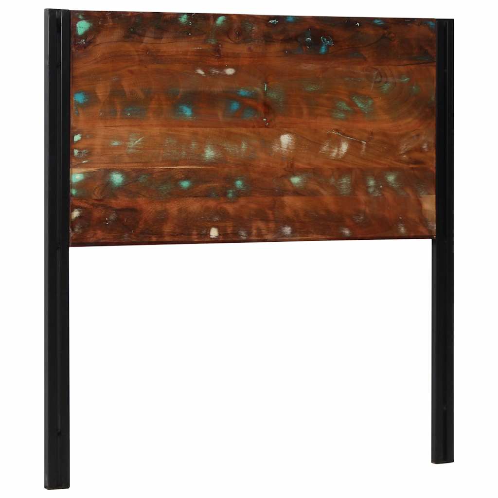 Headboard 100 cm Solid Wood Reclaimed and Iron